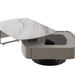 Leisurely Time Rotating Coffee Table