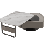 Leisurely Time Rotating Coffee Table