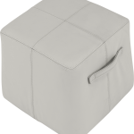 Qi Dian  Leisure Square Leather Stool