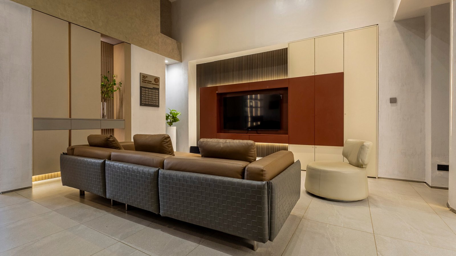 Floating TV Stands and Slatted Walls: The 2026 Living Room Uniform