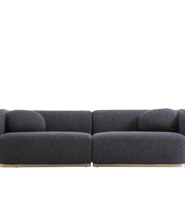 ZBOM HOME Capsule Series Fabric Sofa (Navy Blue)