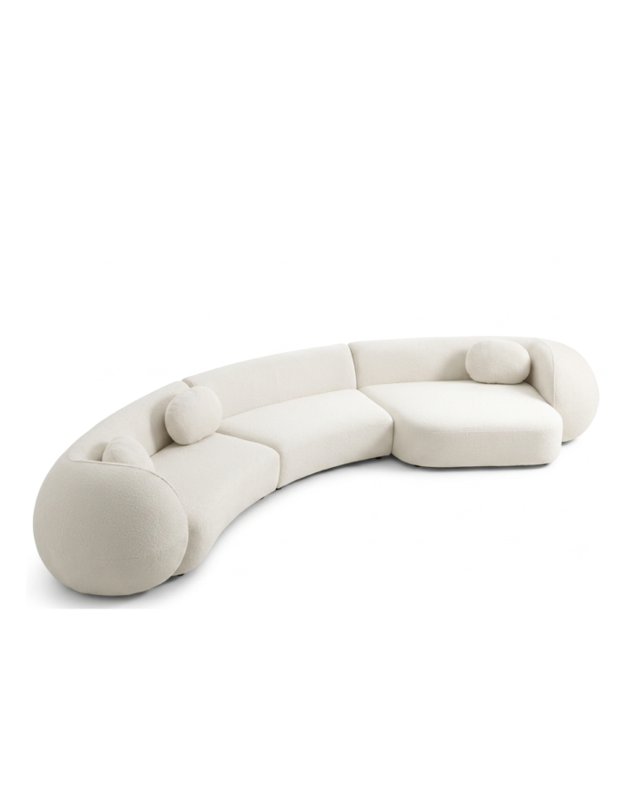 ZBOM HOME Capsule Series Fabric Sofa (Cream White)