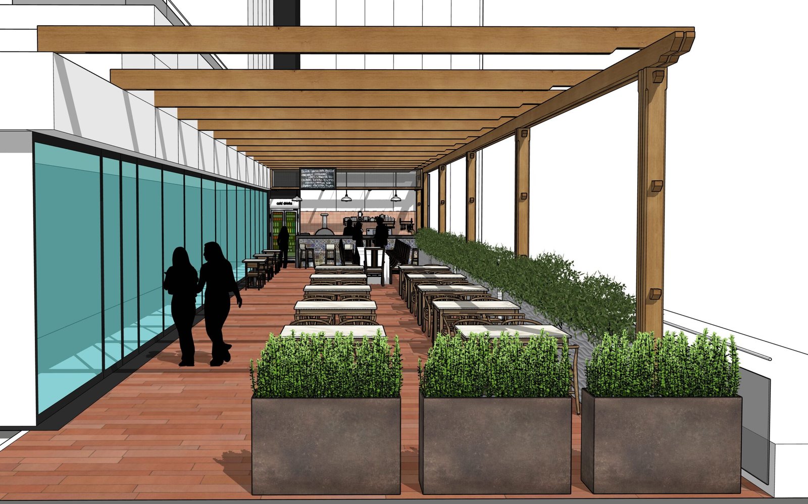 Marriot Gtc Terrace Restaurant Concept — Kayjah Design Studio Nairobi
