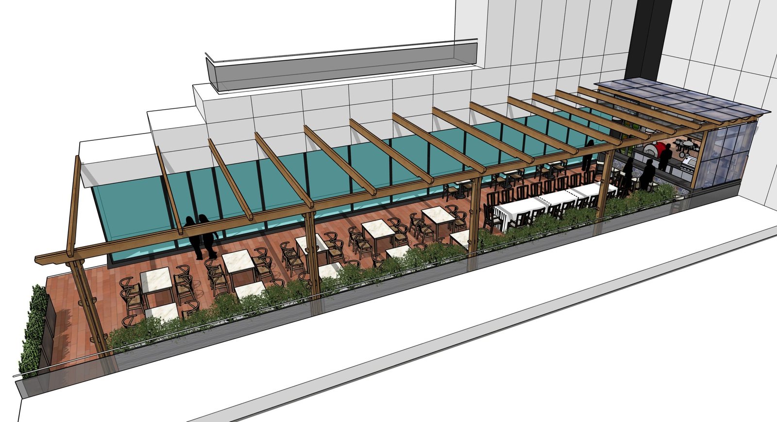Marriot Gtc Terrace Restaurant Concept 2 — Kayjah Design Studio Nairobi