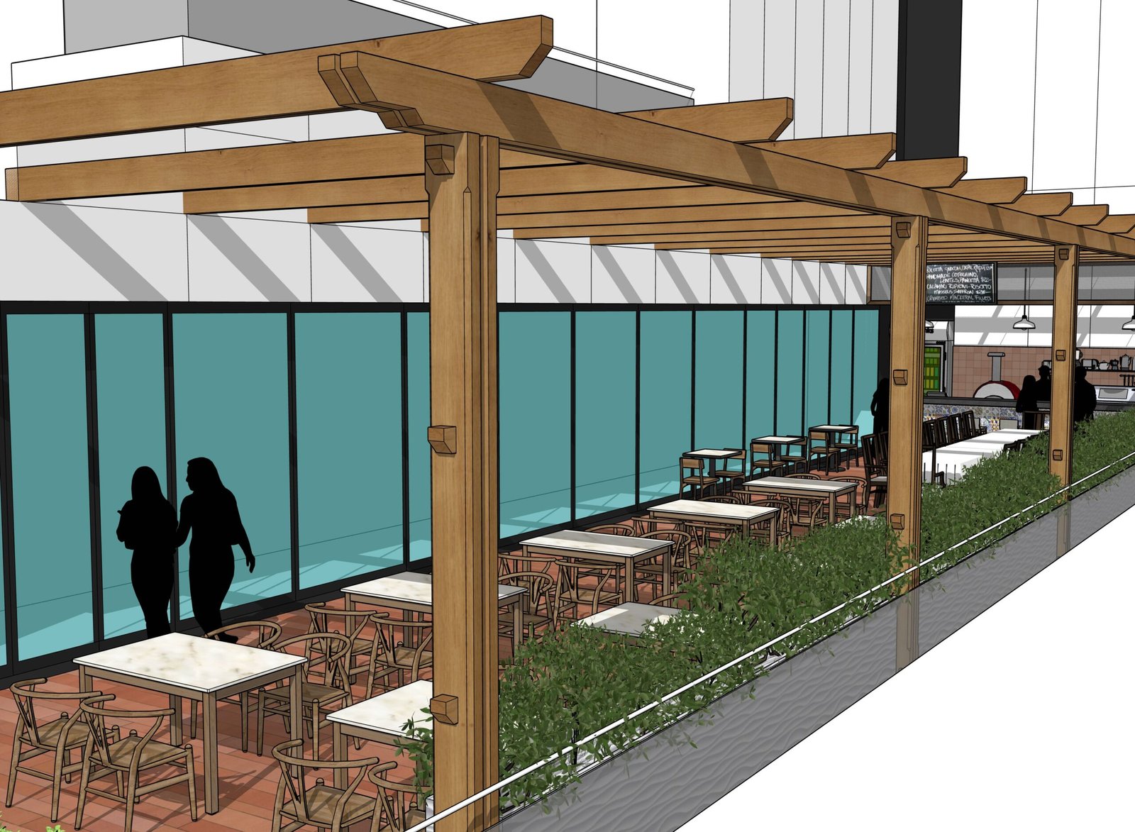Marriot Gtc Terrace Restaurant Concept 3 — Kayjah Design Studio Nairobi