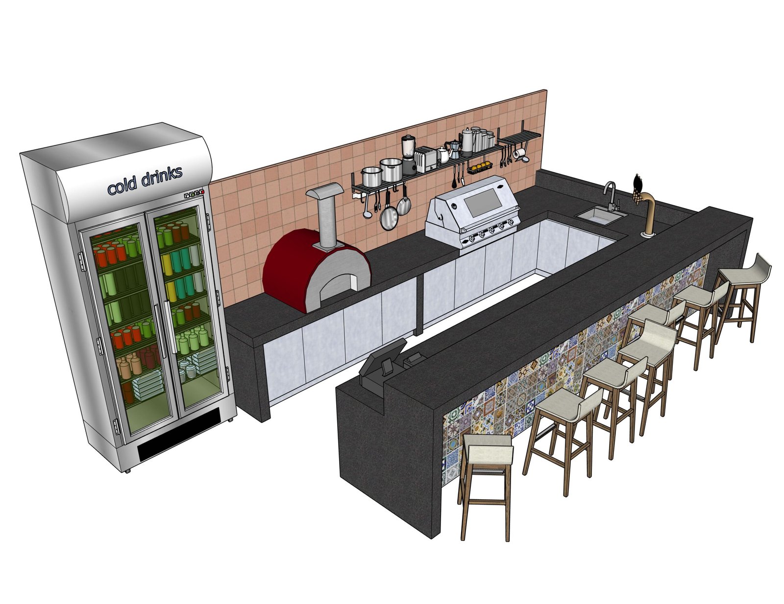 Marriot Gtc Terrace Restaurant Concept 7 — Kayjah Design Studio Nairobi