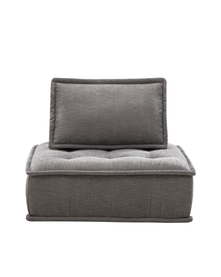 ZBOM HOME Unbounded Cotton & Linen Single-Seat Sofa (Quartz Grey)