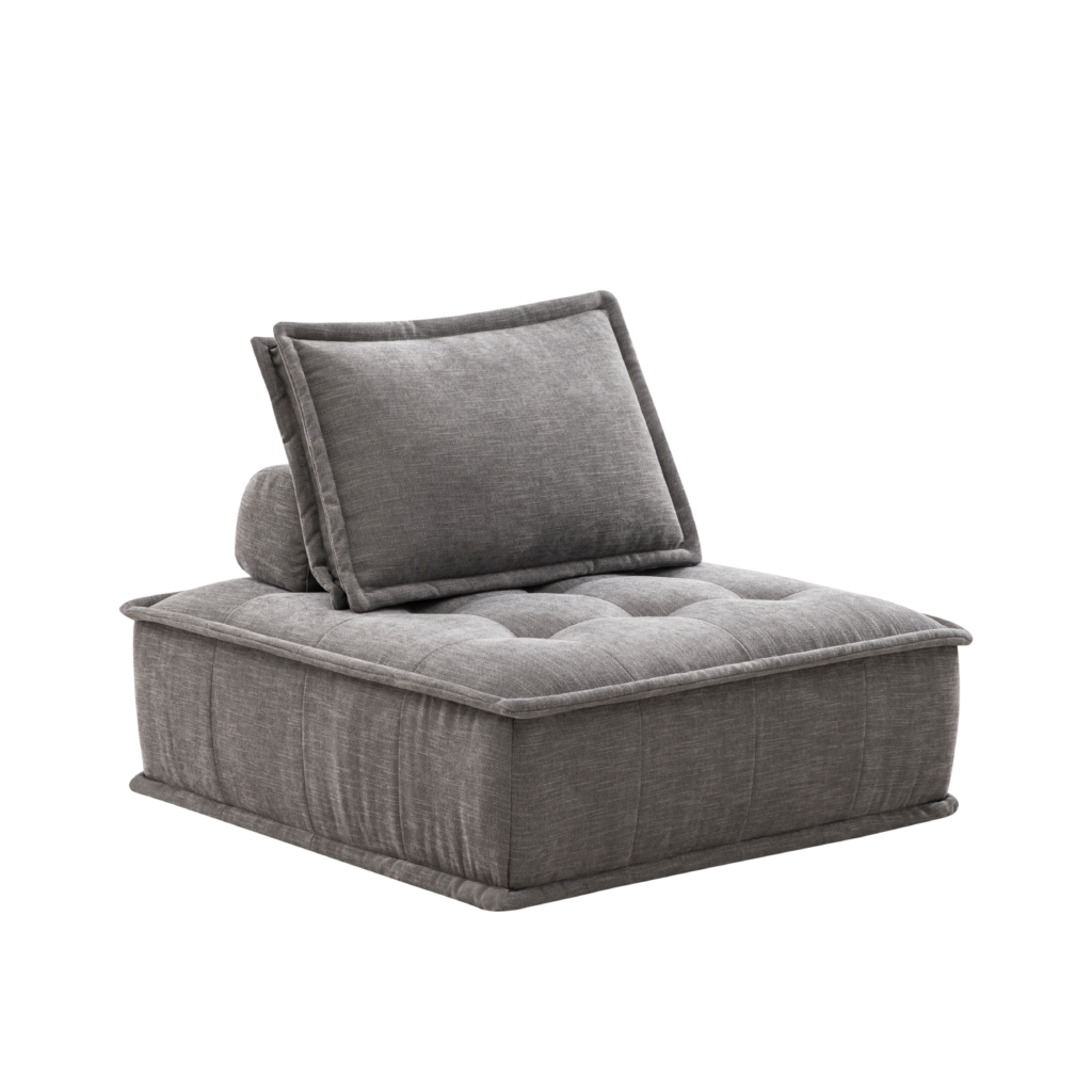 Unbounded Sofa Cotton Linen Quartz Grey 4 — Kayjah Design Studio Nairobi