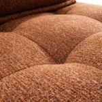 Unbounded Sofa Cotton Linen Warm Orange 6 — Kayjah Design Studio Nairobi