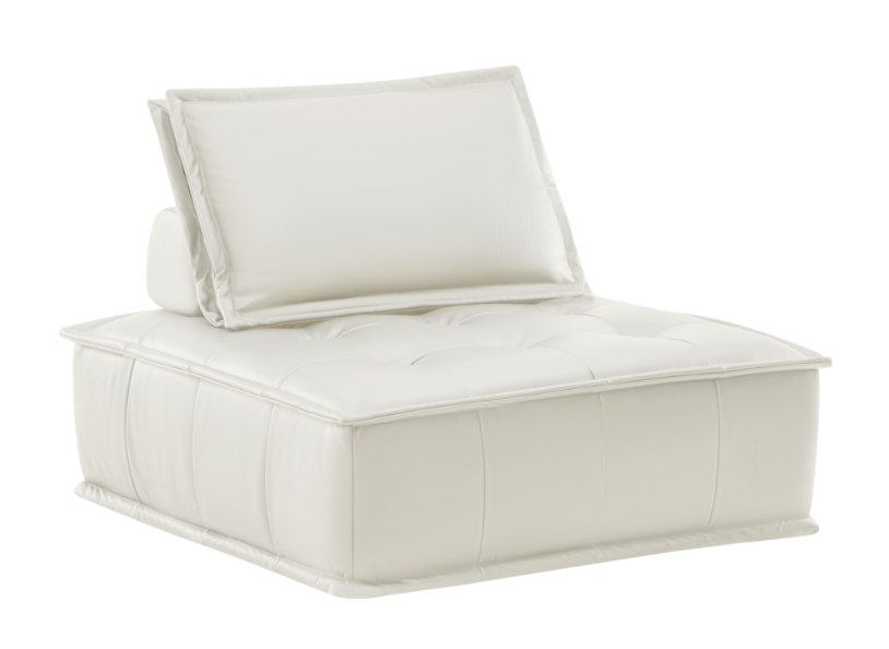 Unbounded Sofa Leather Pearl Beige — Kayjah Design Studio Nairobi