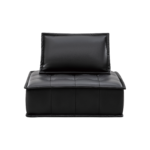Unbounded Sofa Leather Pearl Black 3 — Kayjah Design Studio Nairobi