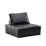 Unbounded Sofa Leather Pearl Black 4 — Kayjah Design Studio Nairobi
