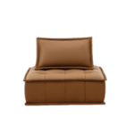 Unbounded Sofa Leather Retro Orange 2 — Kayjah Design Studio Nairobi