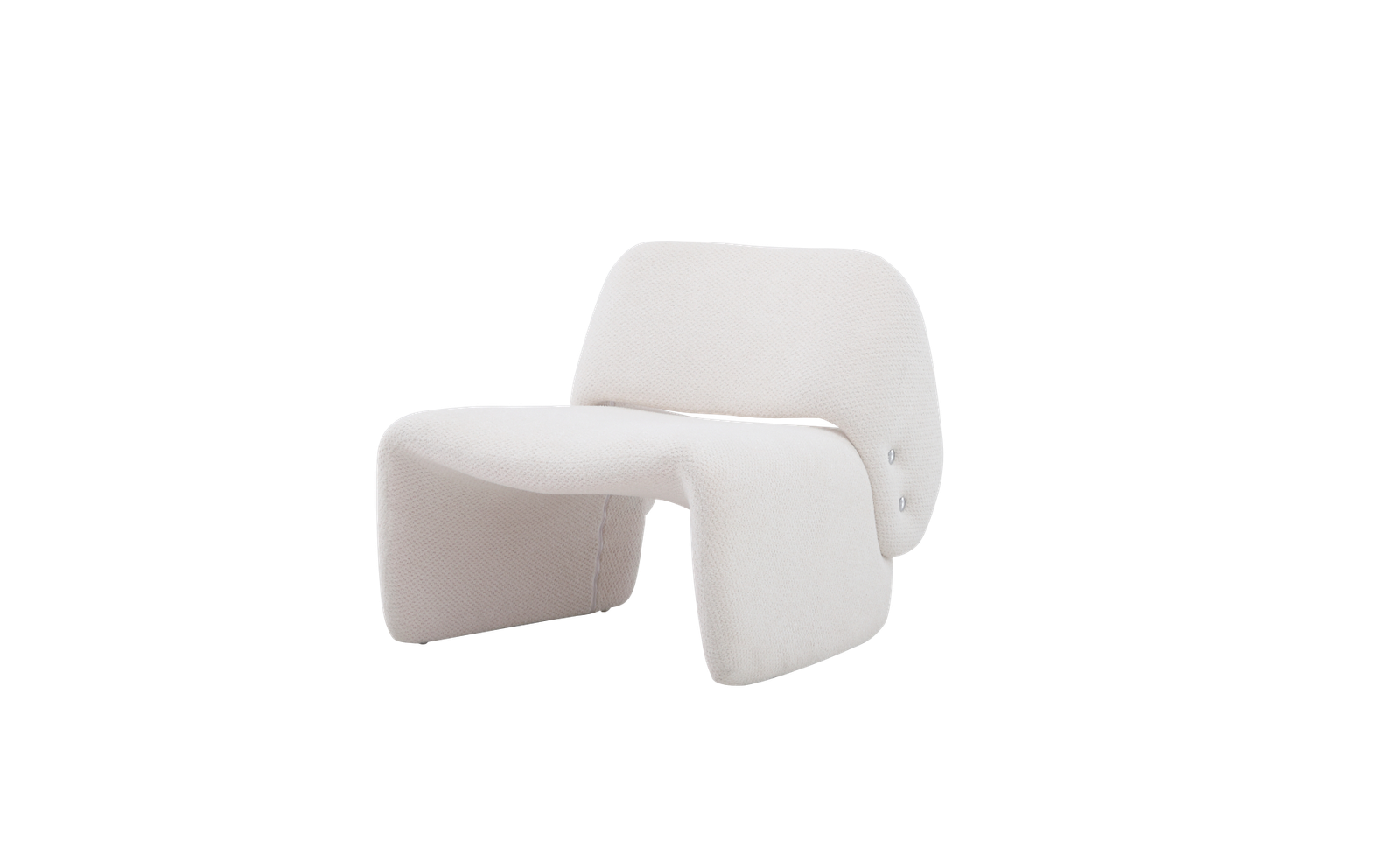 ZBOM Home Little Hippo Lounge Chair White — Kayjah Design Studio Nairobi