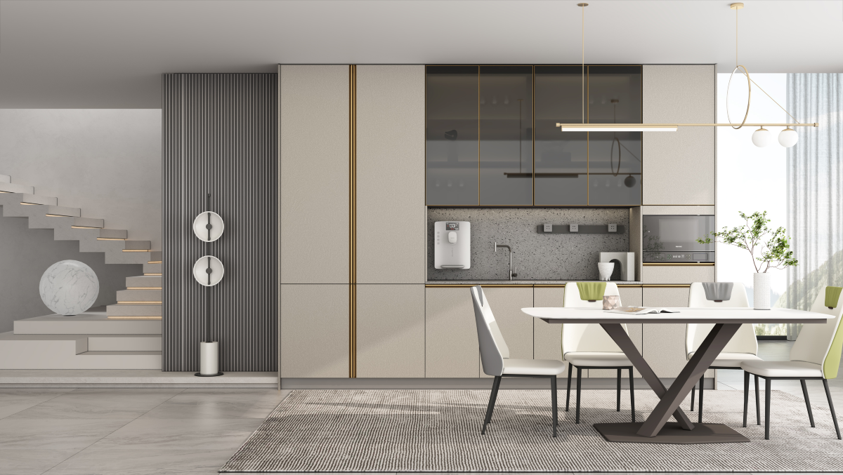 ZBOM HOME Forest Language Dining Chair (Dark Grey) in situ