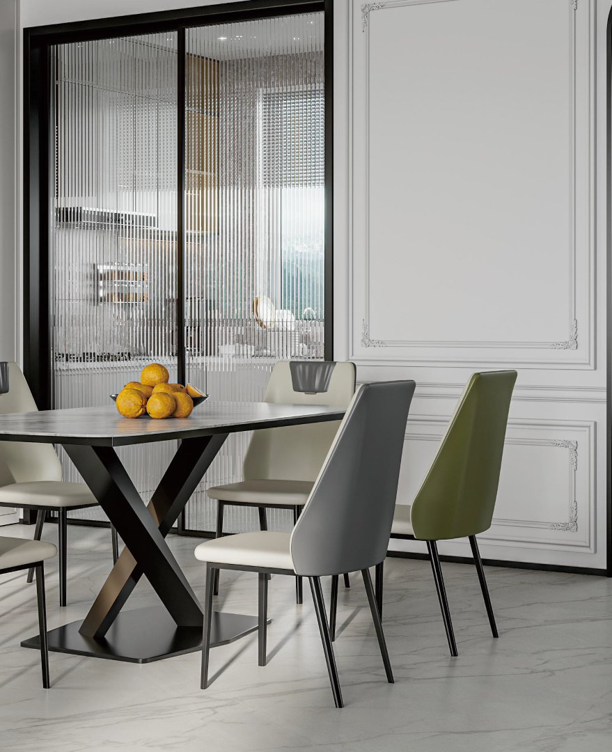 ZBOM HOME Forest Language Dining Chair (Fresh Fruit Green) in situ
