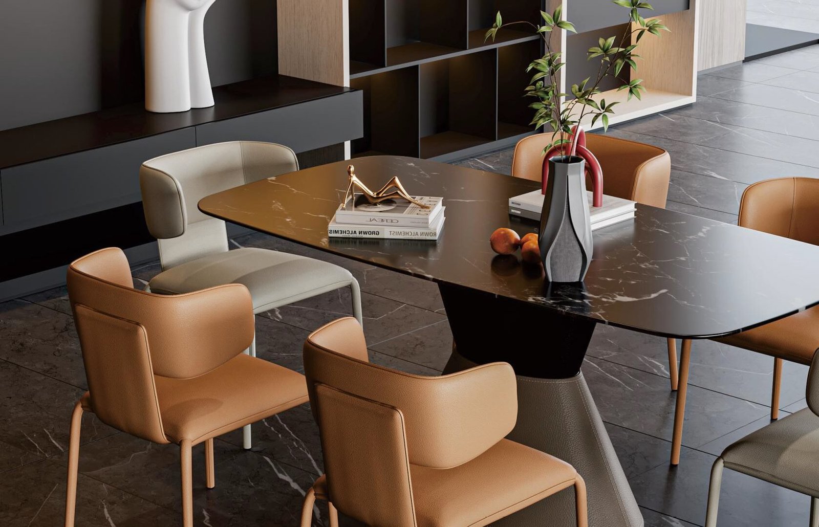 ZBOM HOME Xi Yue Dining Chair (Black) in situ