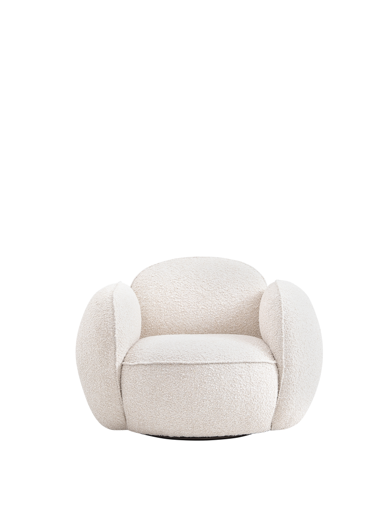 Zbom Home Capsule Series Lounge Chair Beige — Kayjah Design Studio Nairobi