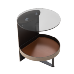 Zbom Home Chu Nai Side Table Grey Glass Color — Kayjah Design Studio Nairobi