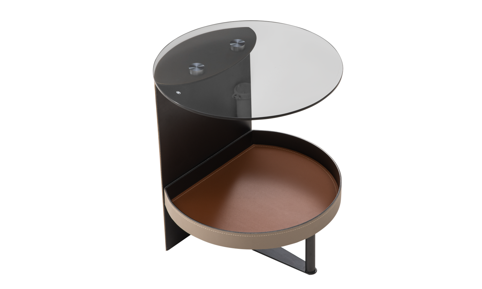 Zbom Home Chu Nai Side Table Grey Glass Color — Kayjah Design Studio Nairobi