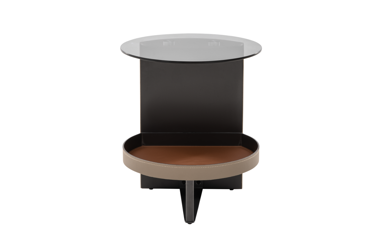 Zbom Home Chu Nai Side Table Grey Glass Color1 — Kayjah Design Studio Nairobi