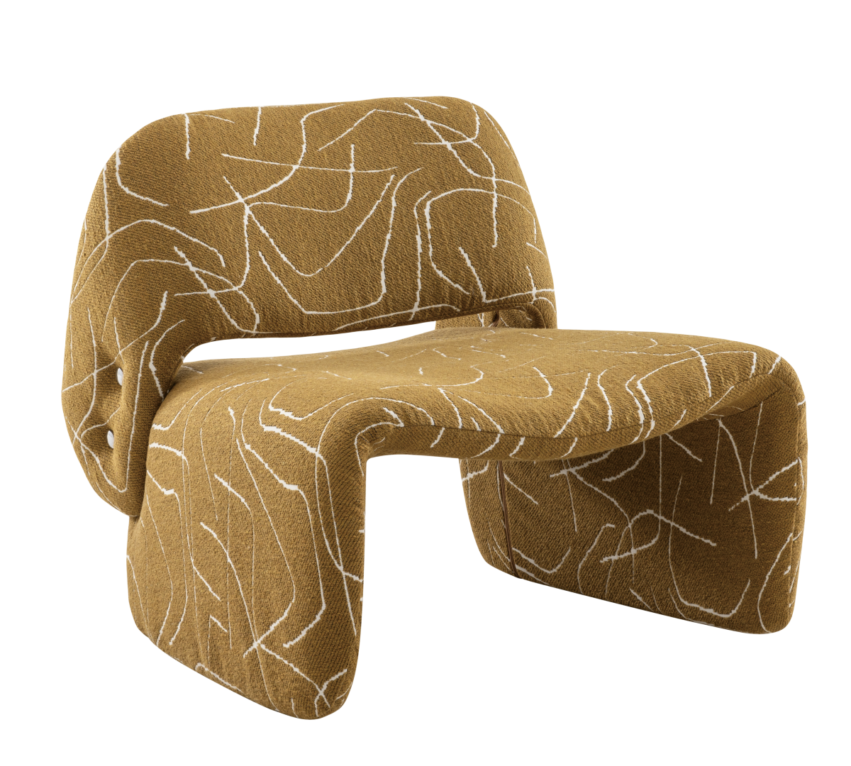 Zbom Home Little Hippo Lounge Chair Ginger Yellow1 — Kayjah Design Studio Nairobi