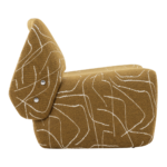 Zbom Home Little Hippo Lounge Chair Ginger Yellowside View — Kayjah Design Studio Nairobi
