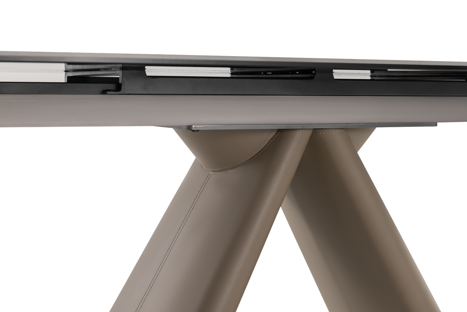 Zbom Home Simple Life Drawing Dinning Table Light Grey Matte Finishclose Up — Kayjah Design Studio Nairobi