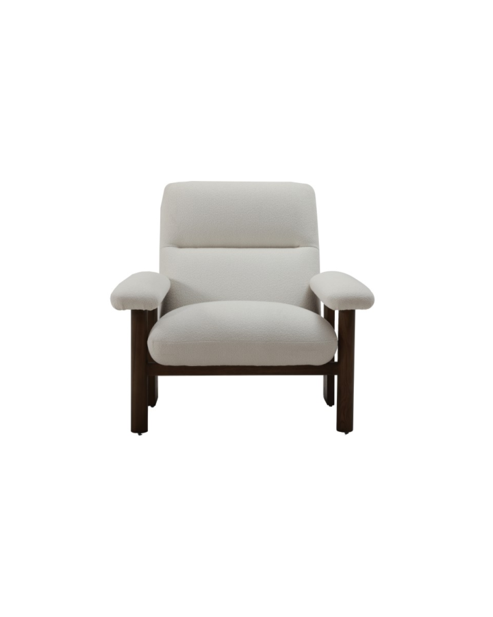 ZBOM HOME Stacked Realm Space Leisure Chair (Cloud White)