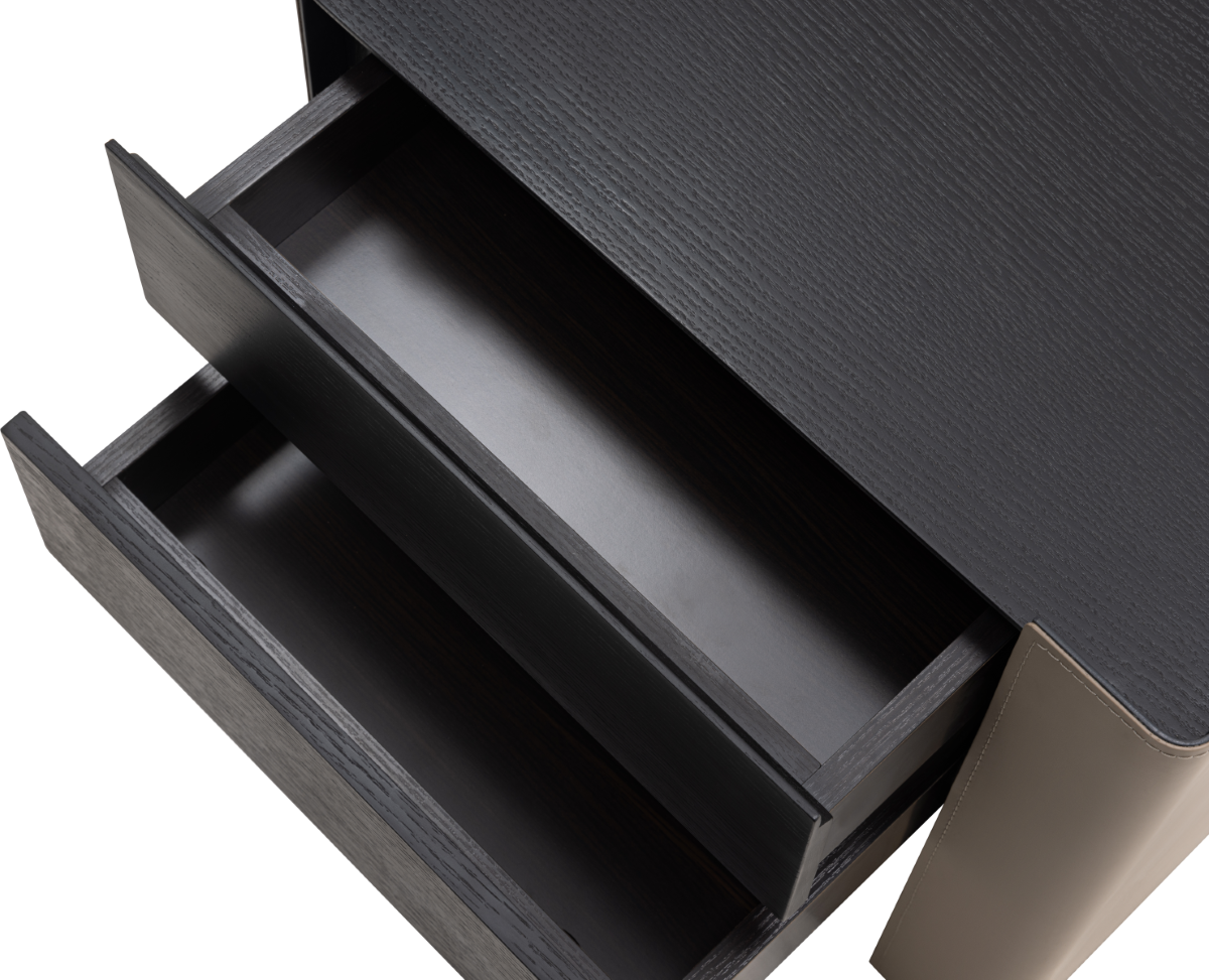 Zbom Home Xi Mo 2 Bedside Table Coffee Black3 — Kayjah Design Studio Nairobi