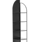 Zbom Home Yuesheng Bookshelf Matte Black1 — Kayjah Design Studio Nairobi