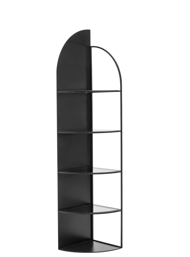 Zbom Home Yuesheng Bookshelf Matte Black1 — Kayjah Design Studio Nairobi