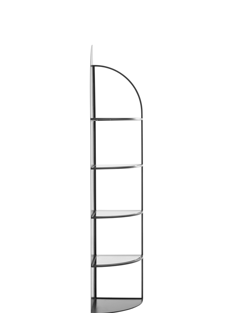 Zbom Home Yuesheng Bookshelf Matte Black2 — Kayjah Design Studio Nairobi