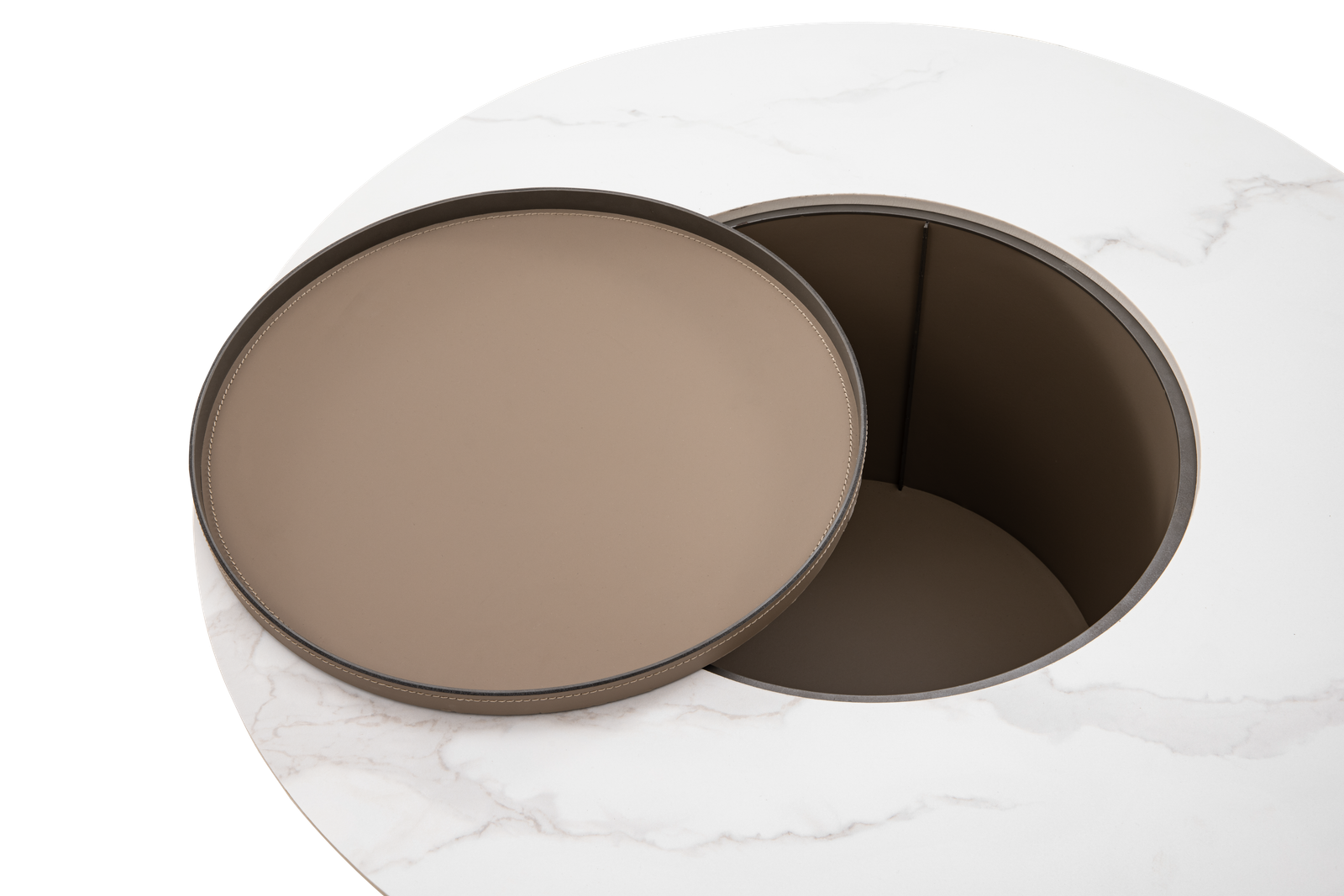 Zbom Home Chu Nai Teapoy White Matte Finish 2 — Kayjah Design Studio Nairobi