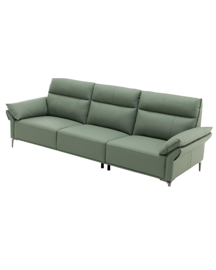 ZBOM HOME Green Leather Sofa (Mint Green)