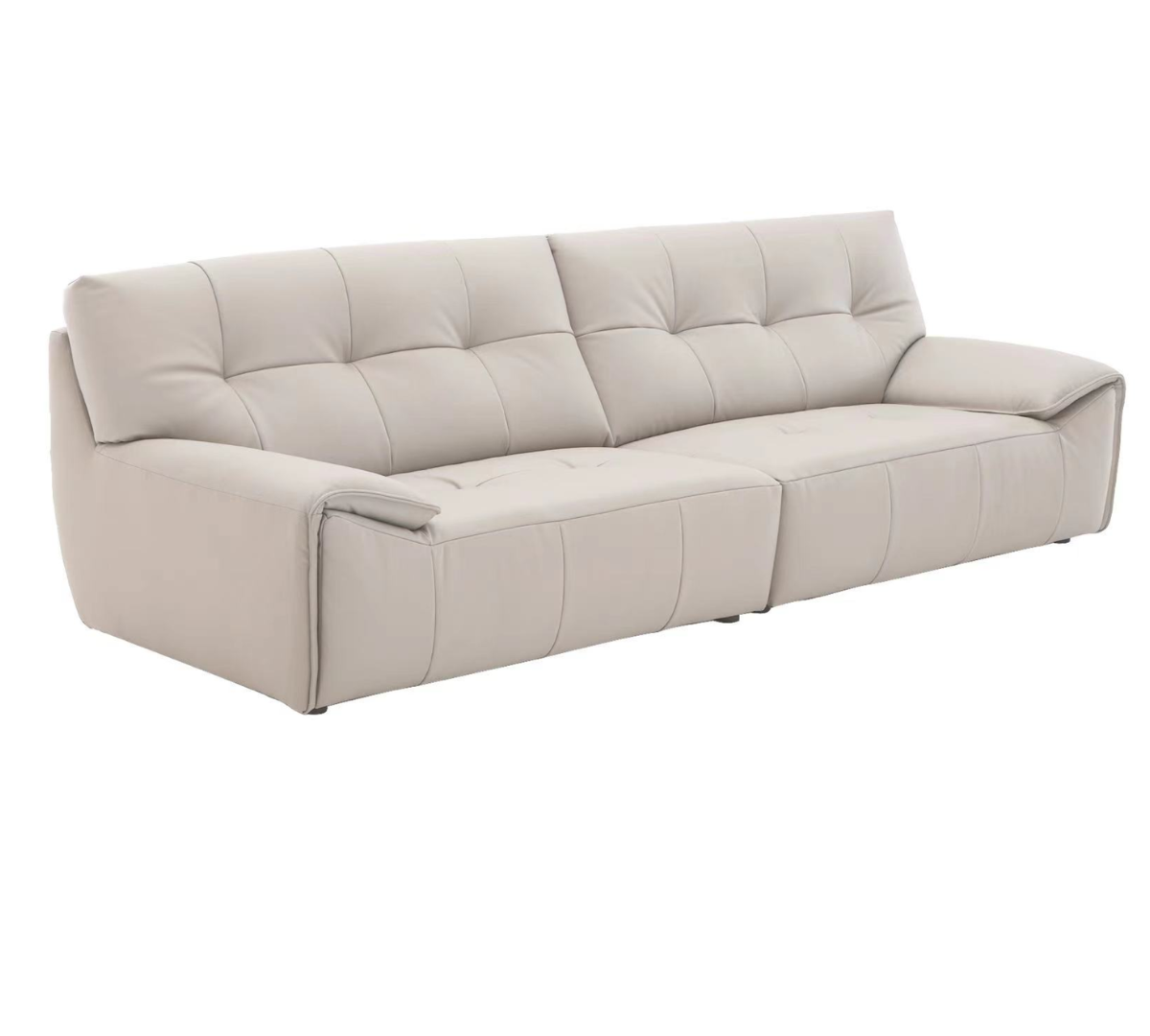 Zbom Home KrugerⅡ Leather Sofa Off White — Kayjah Design Studio Nairobi