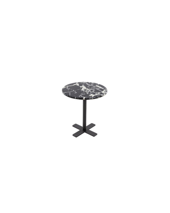 ZBOM HOME UFO Round Side Table 01 (Bulgari Black)