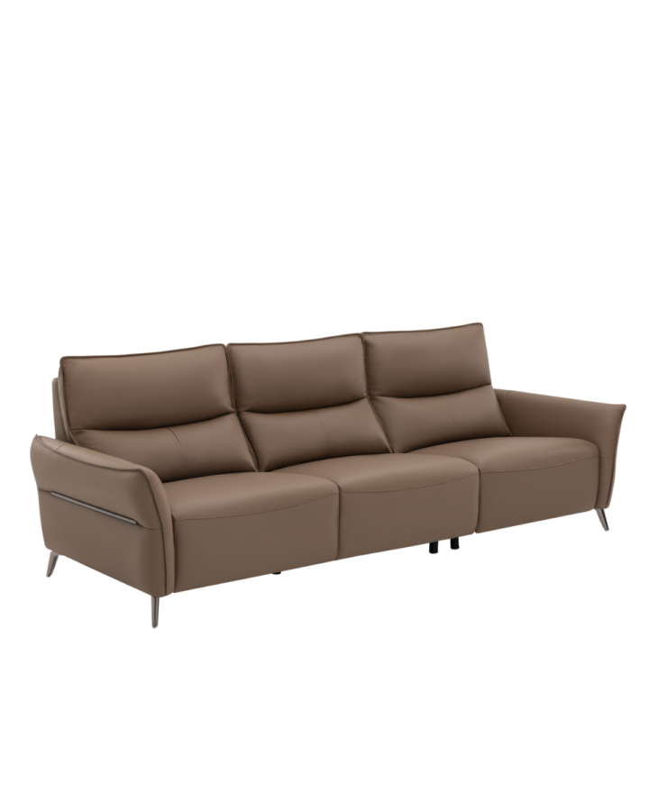 ZBOM HOME Brownie Leather Sofa (Maillard)