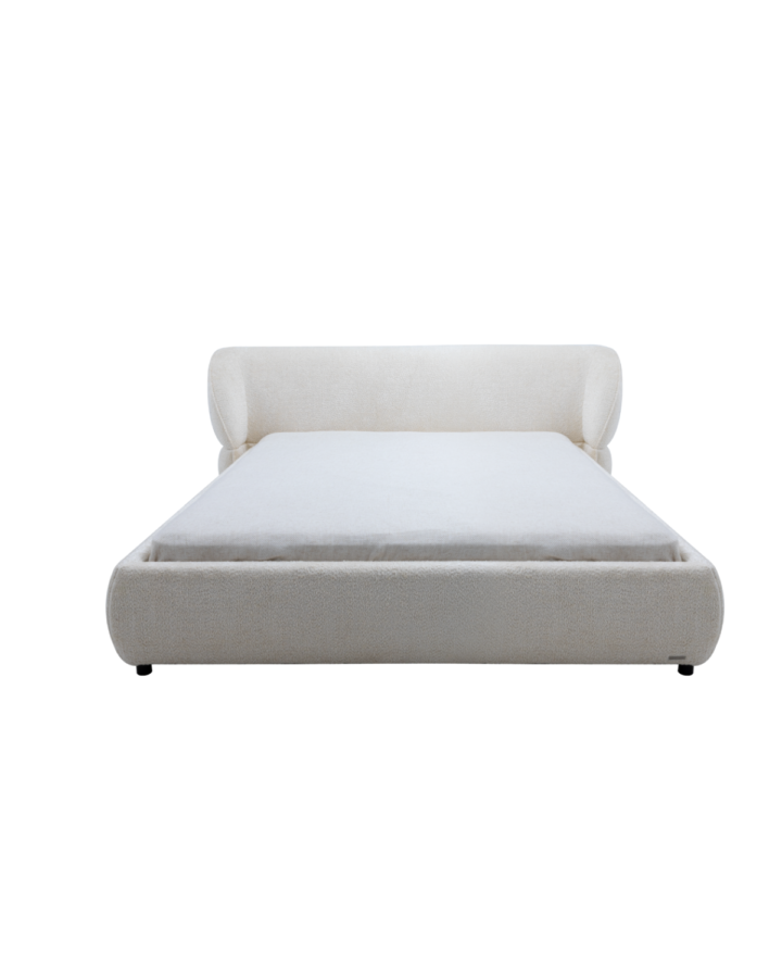 ZBOM HOME Capsule Flannelette Bed (Cream White)