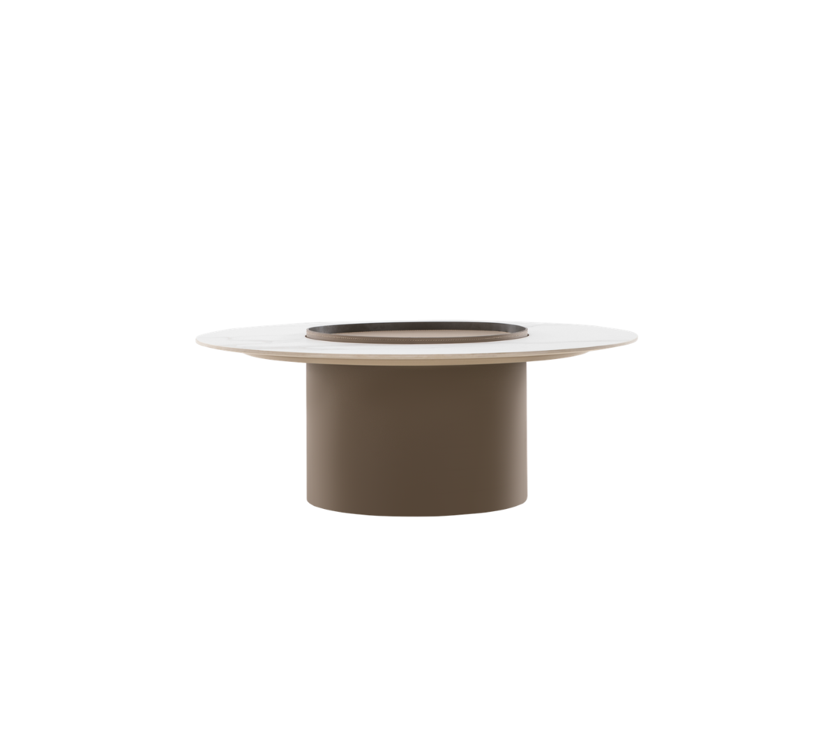 Modern round coffee table design