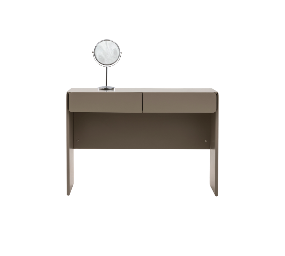 Minimalist dressing table with mirror
