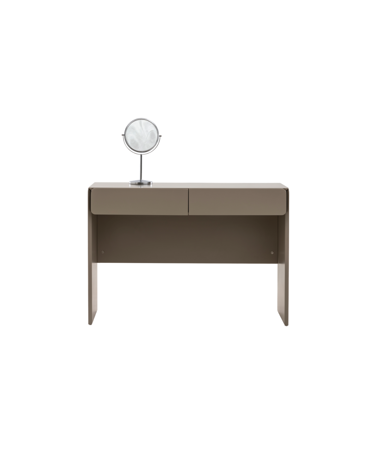 Minimalist dressing table with mirror