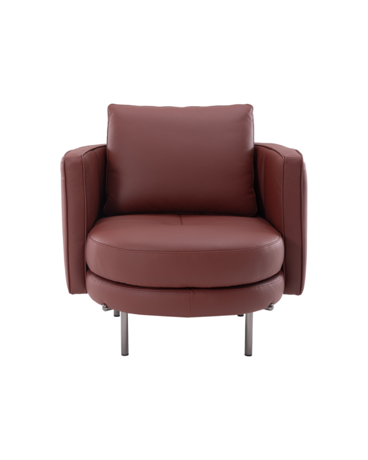 ZBOM HOME Extraordinary Leisure Leather Chair (Cherry Red)