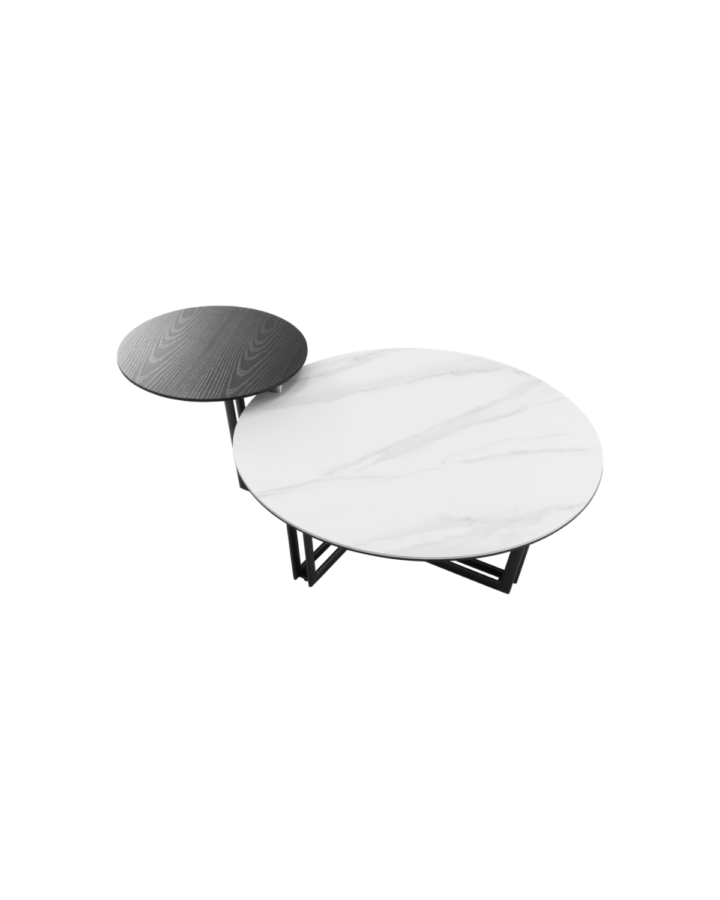 ZBOM HOME Green Teapoy (Snowberg White Matte Finish)