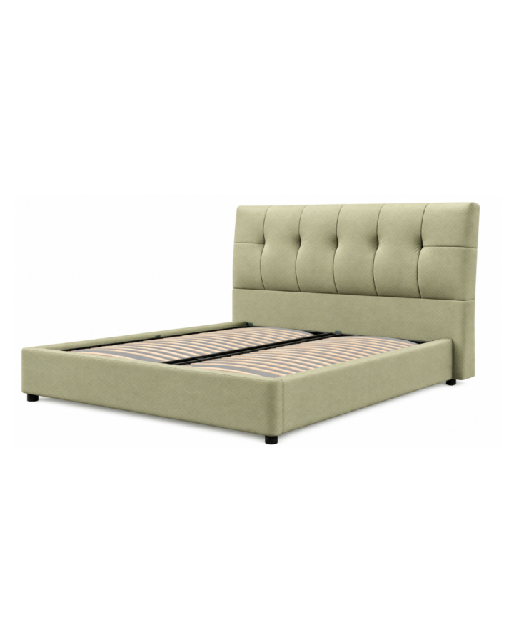 ZBOM HOME KrugerⅡ Leather Bed (Mint Green)
