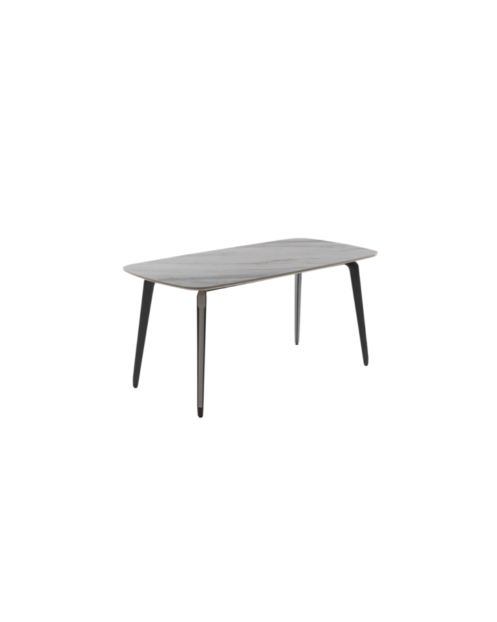 ZBOM HOME Leisurely Time Dining Table (Blue Shell Glossy Finish)