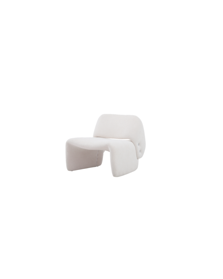 ZBOM HOME Little Hippo Lounge Chair (White)
