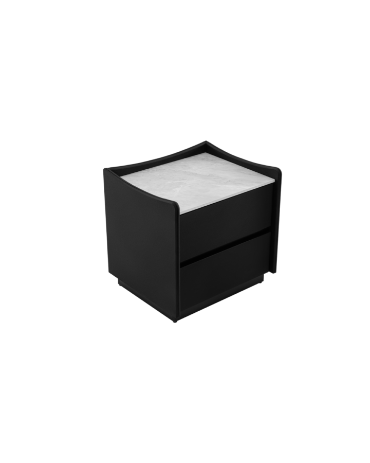 ZBOM HOME Star Shadow 01 Bedside Table (Black)