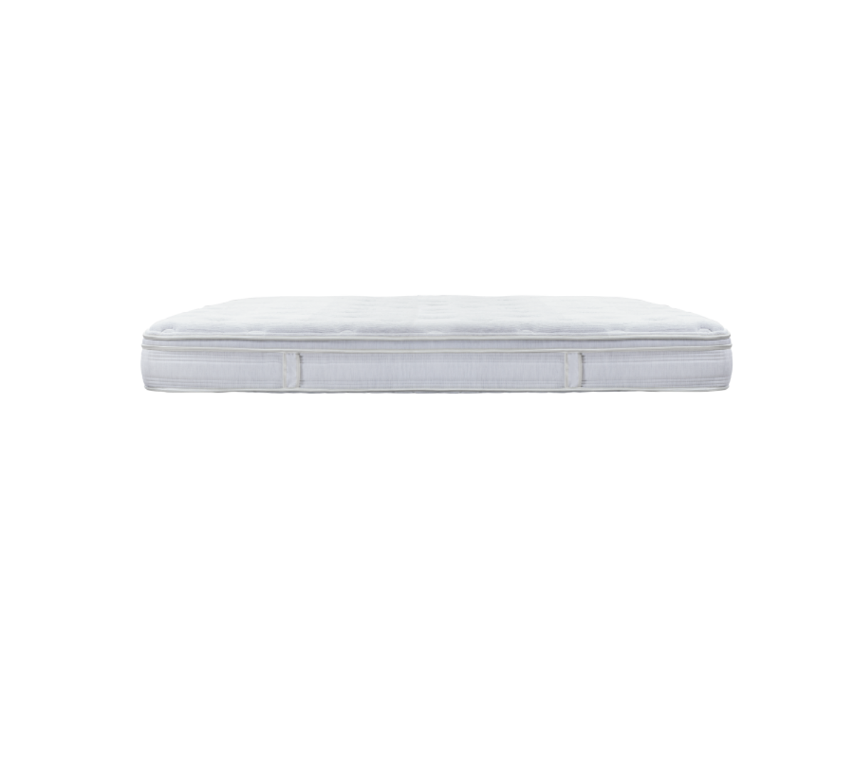 Simple, modern mattress on white background